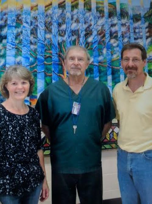 Joan and Mike Treppa w Michael Johnson at Oakhill Correctional, 6-26-16